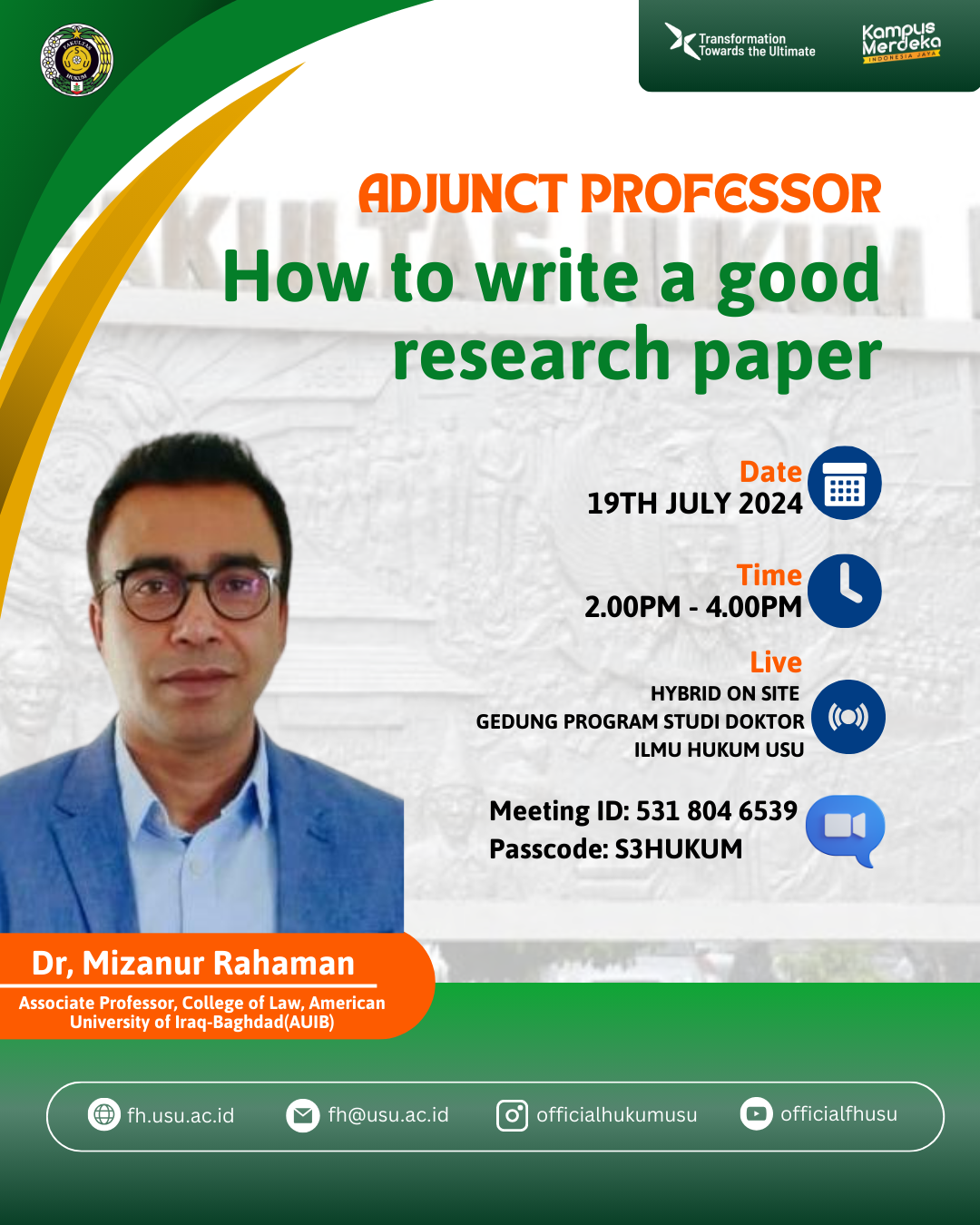 Adjuct Professor